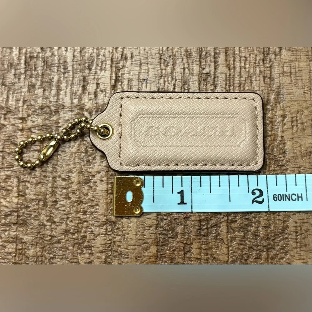 Coach cream textured